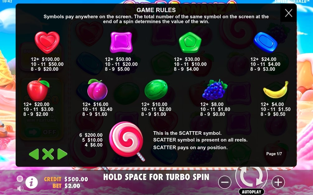 Gracz testujący demo slotu Sweet Bonanza w kasynie online Vavada, korzystając z darmowych spinów i funkcji kaskadowych symboli